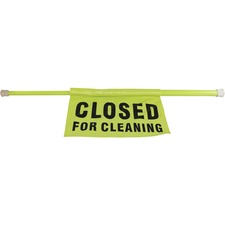 Impact Products Closed For Cleaning Safety Sign Pole