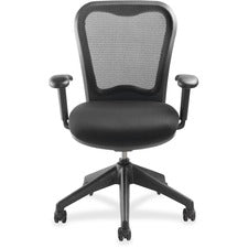 Lorell Mesh-back Task Chair with Swivel Tilt