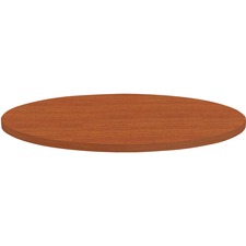 Lorell Round Invent Tabletop - Cherry