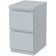 Lorell 20" Mobile FF Pedestal File - 2-Drawer