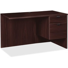 Lorell Prominence 79000 Espresso Right Pedestal Return - 2-Drawer