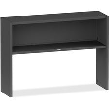 Lorell 97000 Modular Desking Charcoal Stack-on Hutch