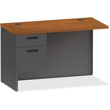 Lorell Cherry/Charcoal Return - 2-Drawer