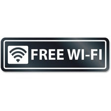 HeadLine Free Wi-Fi Window Sign