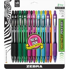 Zebra Pen Z-Grip Retractable Ballpoint Pens