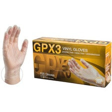 Ammex Vinyl PF Small Gloves