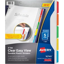 Avery&reg; Easy View Durable Dividers