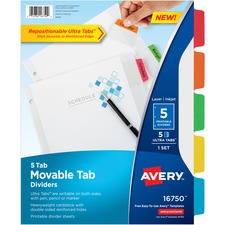 Avery® Movable Tab Dividers