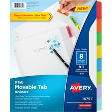 Avery&reg; Movable Tab Dividers