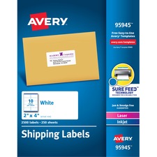 Avery® Shipping Labels - Sure Feed