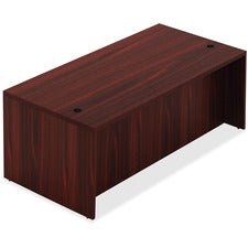 Lorell Chateau Series Mahogany Laminate Desking Table Desk