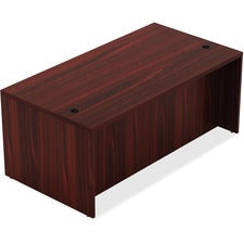 Lorell Chateau Series Mahogany Laminate Desking Table Desk