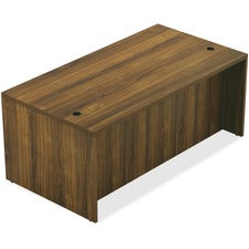 Lorell Chateau Series Walnut Laminate Desking Table Desk