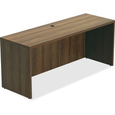 Lorell Chateau Series Walnut Laminate Desking Credenza