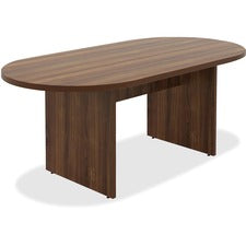 Lorell Chateau Series Walnut Oval 6' Conference Table