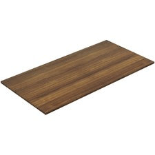 Lorell Chateau Walnut 8' Rectangular Conference Tabletop