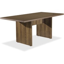 Lorell Chateau Series Walnut 6' Rectangular Table