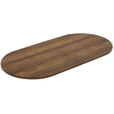 Lorell Chateau Series Walnut 8' Oval Conference Tabletop
