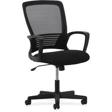 Lorell Sandwich Seat Mesh Mid-back Chair