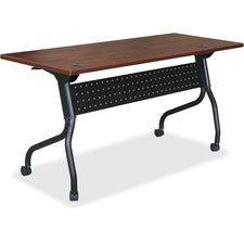 Lorell Cherry Flip Top Training Table