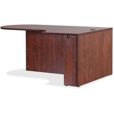 Lorell Essentials Right Peninsula Desk Box 1 of 2