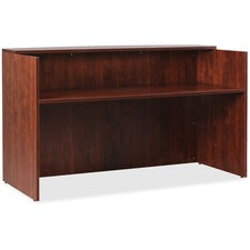 Lorell Essentials Series Cherry Reception Desk