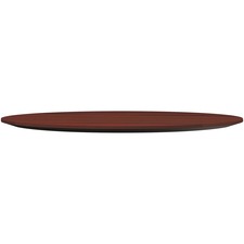 Lorell Foldable Hospitality Table Mahogany Tabletop