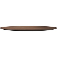 Lorell Foldable Hospitality Table Walnut Tabletop