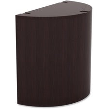 Lorell Prominence Espresso Laminate Curved Table Base