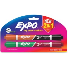 Expo 2-in-1 Dry Erase Markers