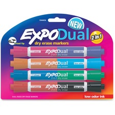 Expo 2-in-1 Dry Erase Markers