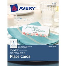 Avery&reg; Laser, Inkjet Print Tent Card