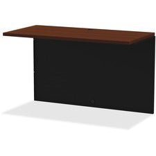 Lorell Walnut Laminate Commercial Steel Desk Series