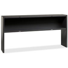 Lorell Charcoal Steel Desk Series Stack-on Hutch