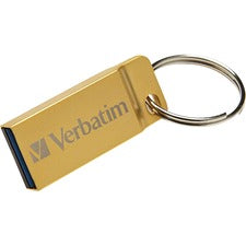 Verbatim 64GB Metal Executive USB 3.0 Flash Drive - Gold