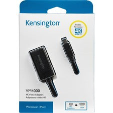 Kensington Mini DisplayPort to HDMI 4K Adapter - 1 Pack - DisplayPort Digital Audio/Video - HDMI Digital Audio/Video