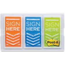 Post-it® Sign Here 1