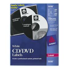 Avery&reg; CD Labels with 200 Spine Labels