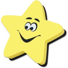 Ashley Yellow Star Magnetic WhiteBoard Eraser