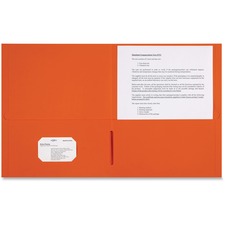 Sparco 2-pocket Leatherette Portfolio
