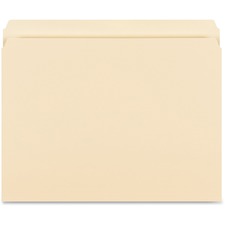 Business Source Straight-Cut 1-ply Tab Heavyweight File Folders