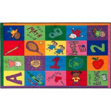 Flagship Carpets Easy Care Primary Pictures Rug