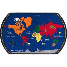 Flagship Carpets Maps That Teach Global Rug