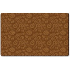 Flagship Carpets Solid Color Swirl Rug
