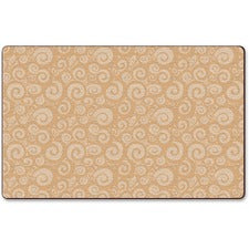 Flagship Carpets Solid Color Swirl Rug