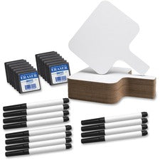 Flipside Rectangle Dry Erase Answer Paddle Set