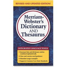 Merriam-Webster Dictionary/Thesaurus Printed Book