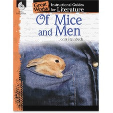 Shell Education Grade 9-12 Of Mice/Men Instruction Guide Printed Book by John Steinbeck