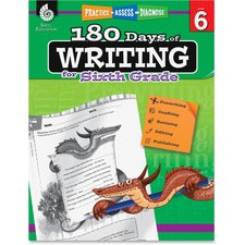 Shell Education 6th Grade 180 Days of Writing Book Printed Book