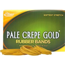 Alliance Rubber 20545 Pale Crepe Gold Rubber Bands - Size #54